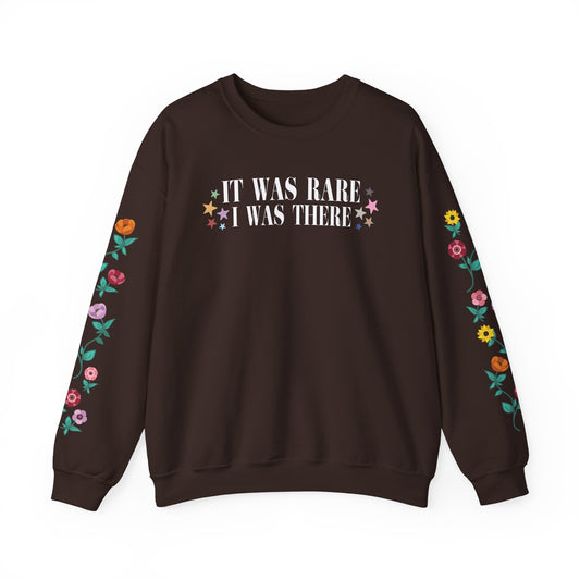 It was rare I was there surprise song piano sweatshirt