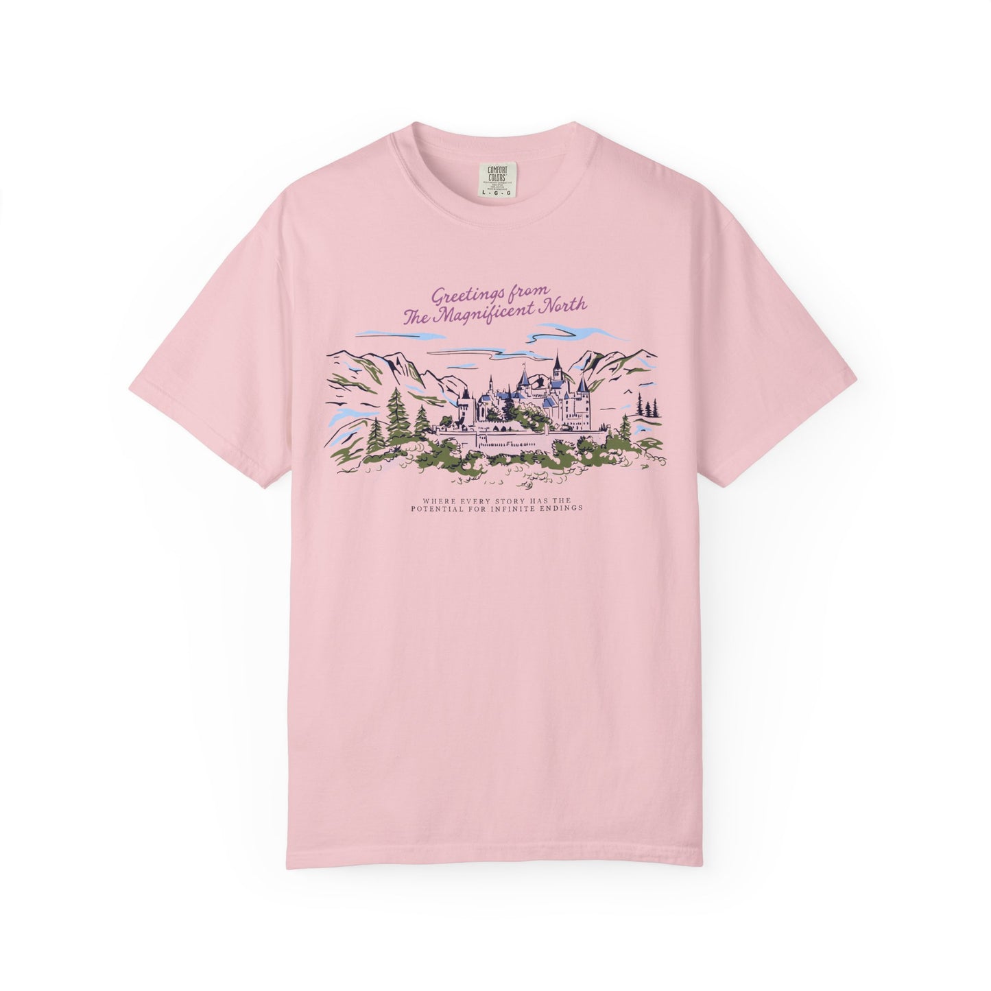 Greetings from the Magnificent North T-shirts OUABH EvangelineFox Little Fox Officially Licensed Stephanie Garber Book Merch