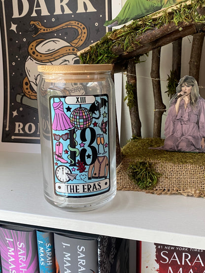 The Eras Tarot Card Glass | Taylor Iced Coffe Glass