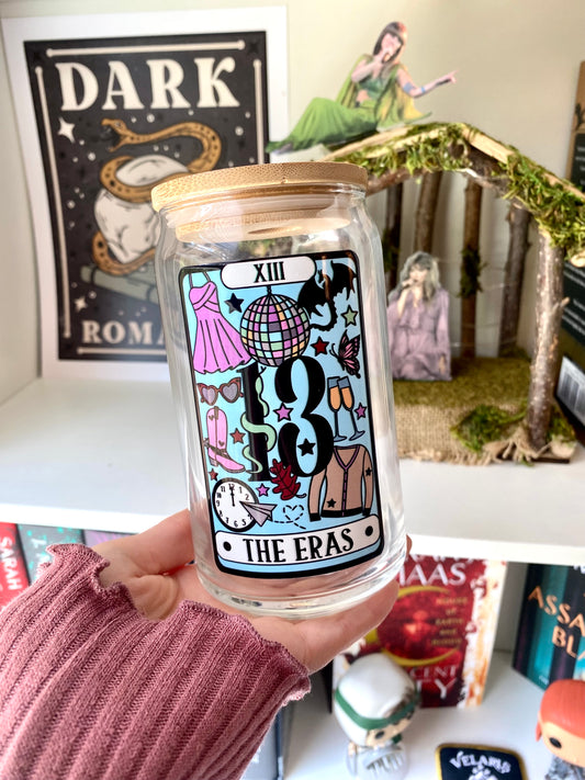 The Eras Tarot Card Glass | Taylor Iced Coffe Glass