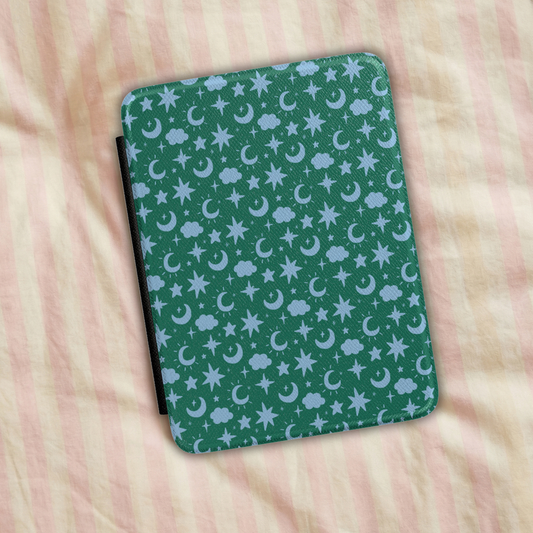 Green & Blue Celestial Kindle Case