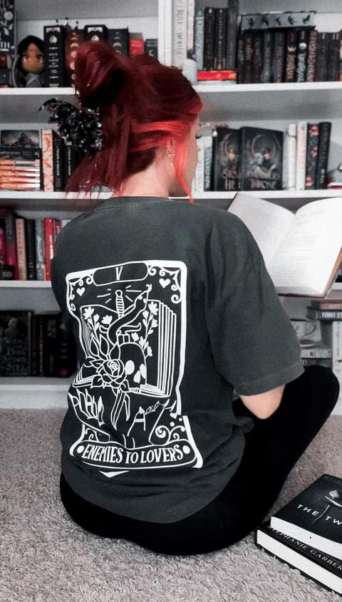 Enemies Make the Best Lover ( with Back Design) Bookish T-Shirt