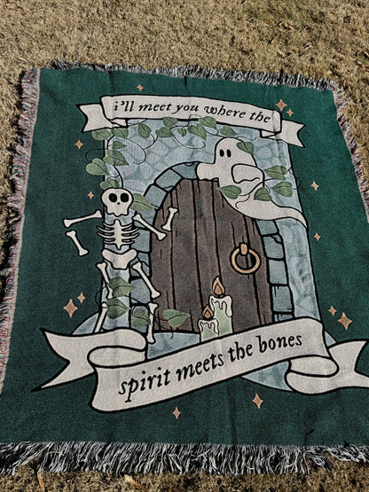 Ivy House of Stone Woven Blanket