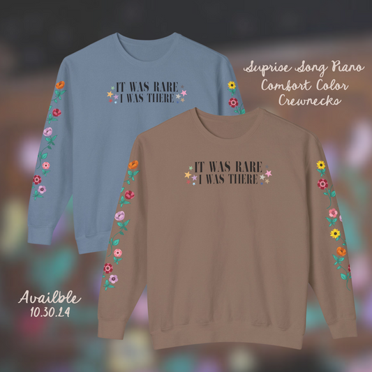 Surprise Song Piano Sweatshirt | It Was Rare I Was There Eras Merch