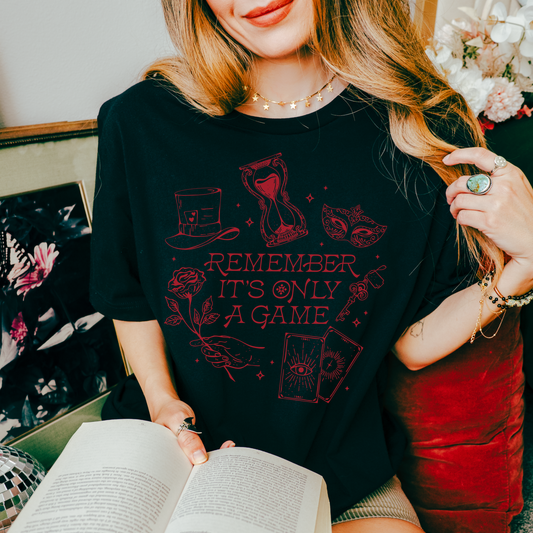 Remember its Only a Game Shirt- Caraval Stephanie Garber Officially Licensed