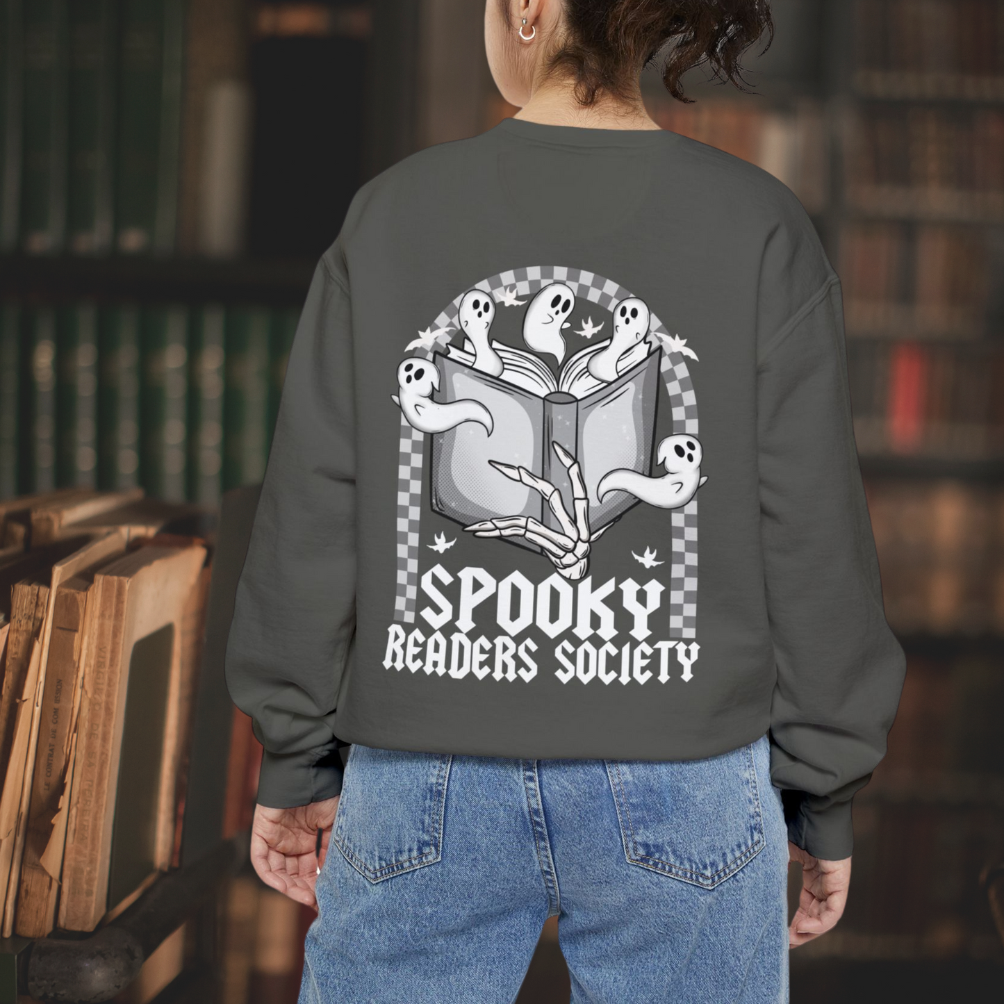 Spooky Readers Society Bookish Halloween Sweatshirt