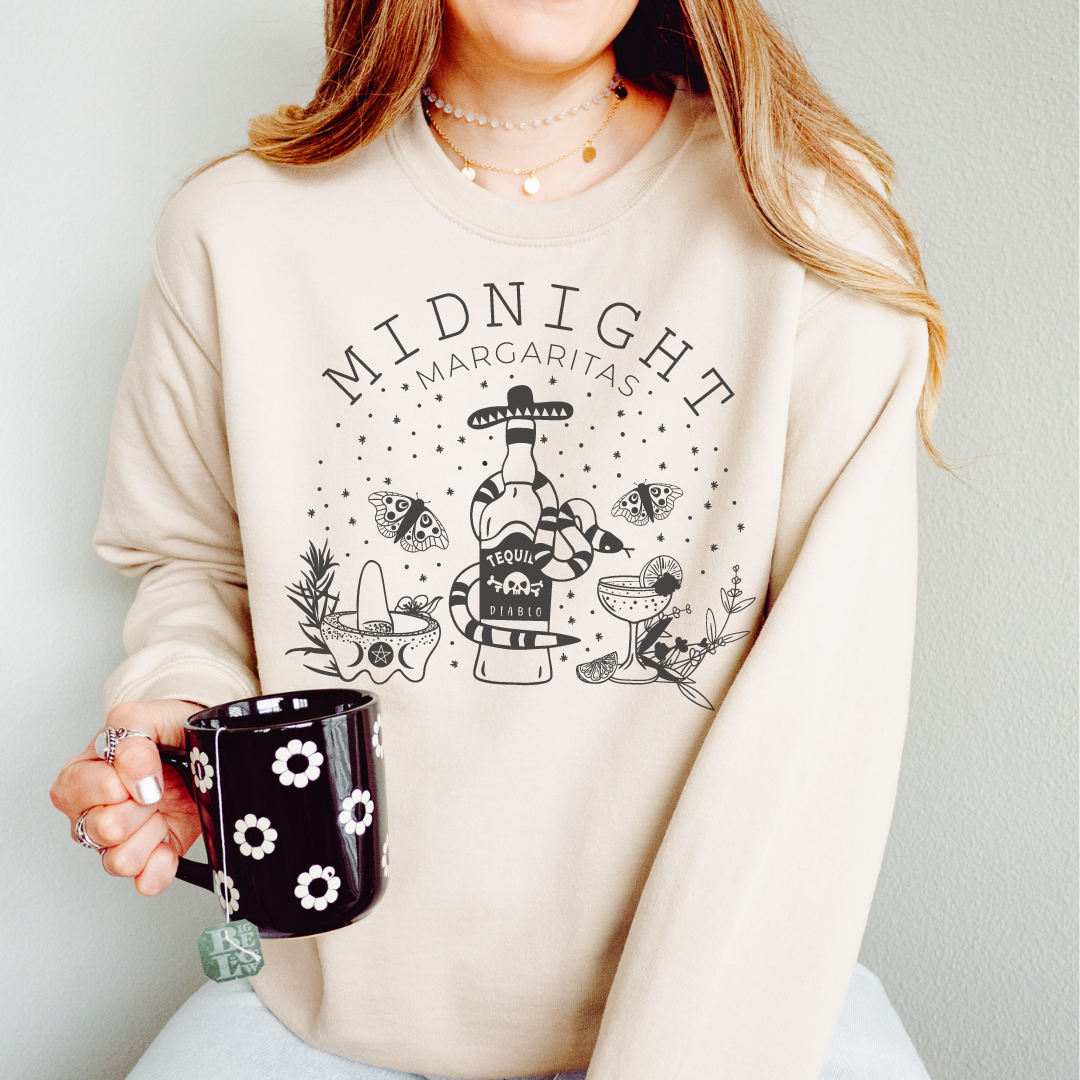 Practical Magic Midnight Margaritas Sweatshirt | 90s Witch Crewneck