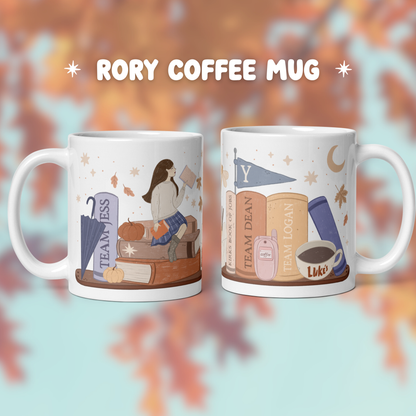 Rory Bookshelf Stars Hollow Mug