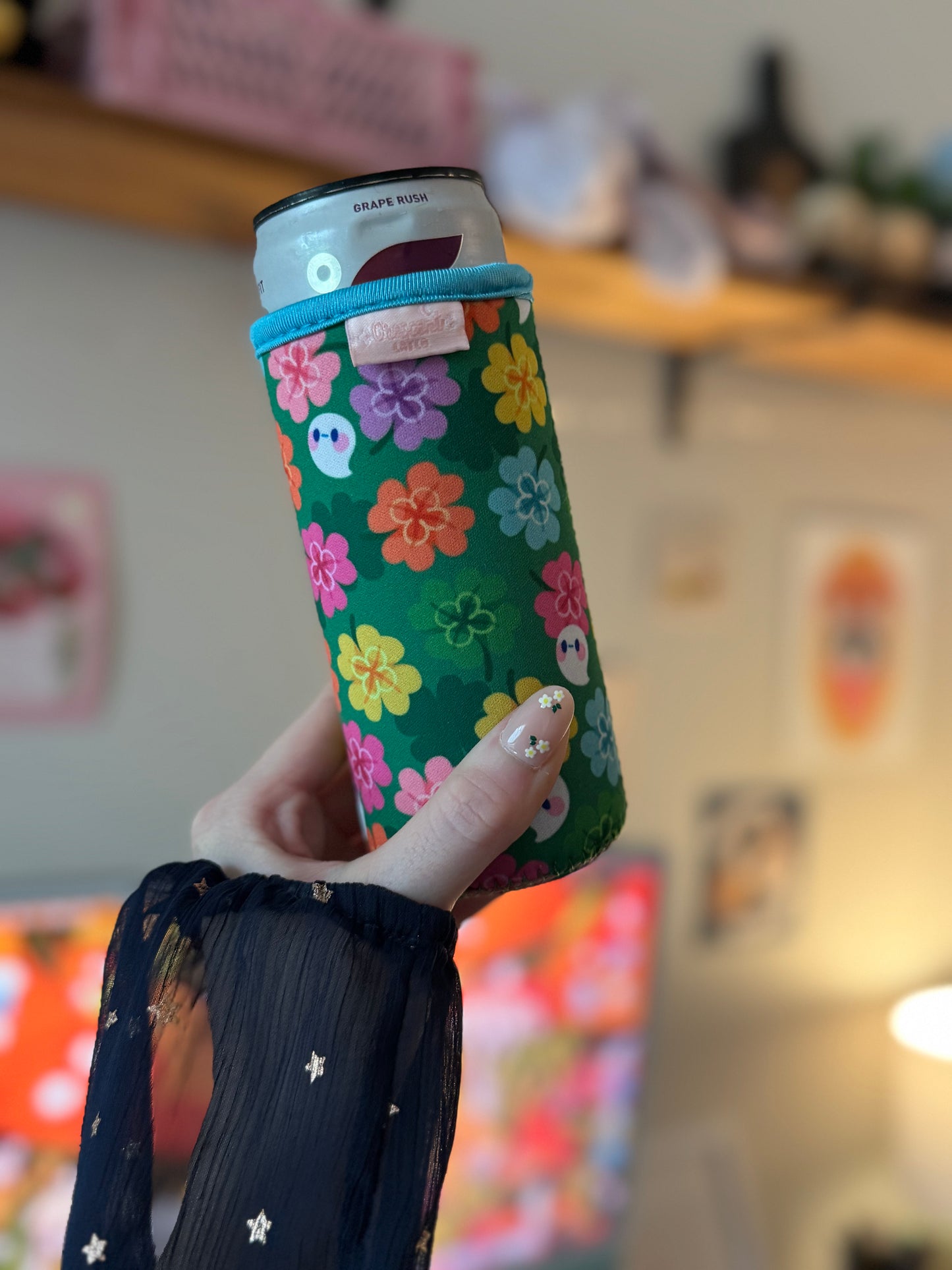 Ghostie & Clovers Slim Can Sleeve