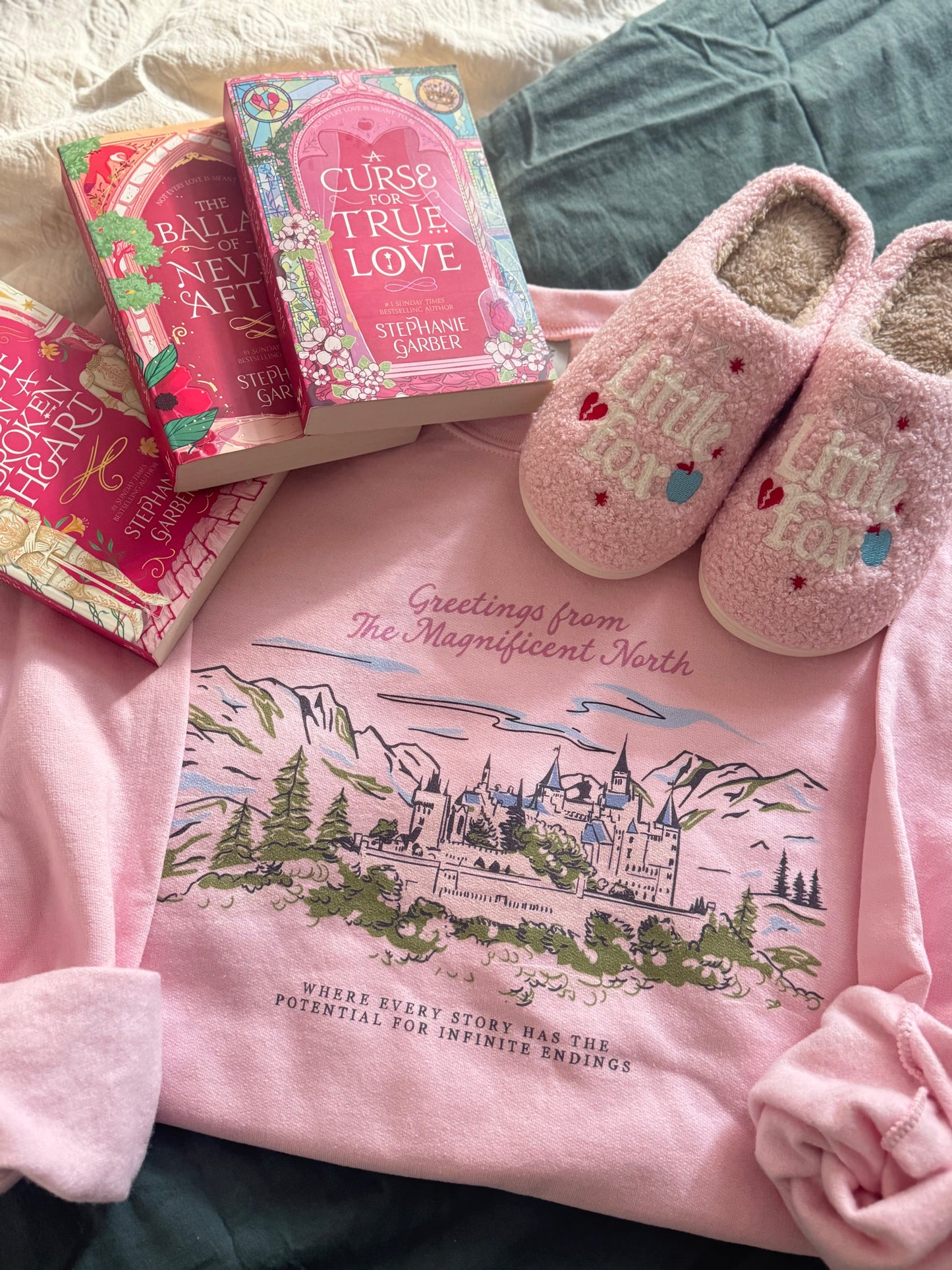 OUABH Magnificent North Sweatshirt, Officially Licensed Stephanie Garber Book Merch, Little Fox and Jacks