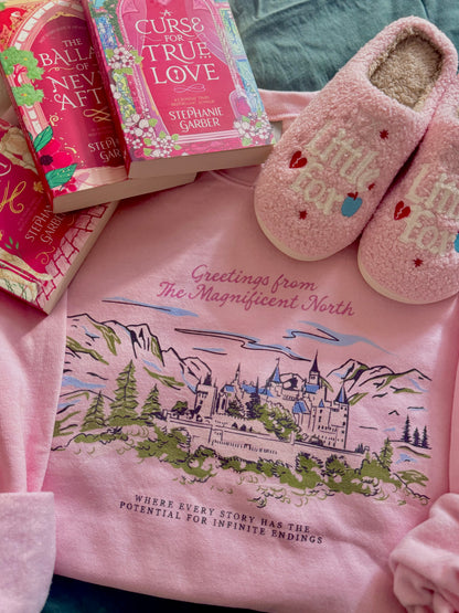 OUABH Magnificent North Sweatshirt, Officially Licensed Stephanie Garber Book Merch, Little Fox and Jacks