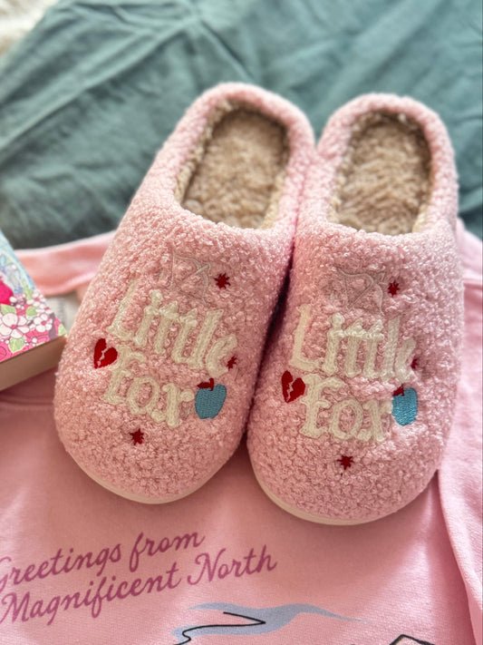 Little Fox OUABH Plush Slippers