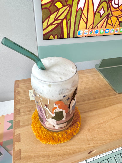 Practical Magic Iced Coffee Glass | Witchy Book Shelf