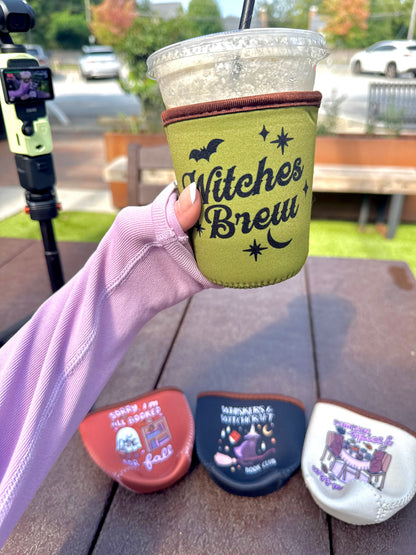 Witches Brew Iced Coffee Sleeve | Witchy Spooky Season