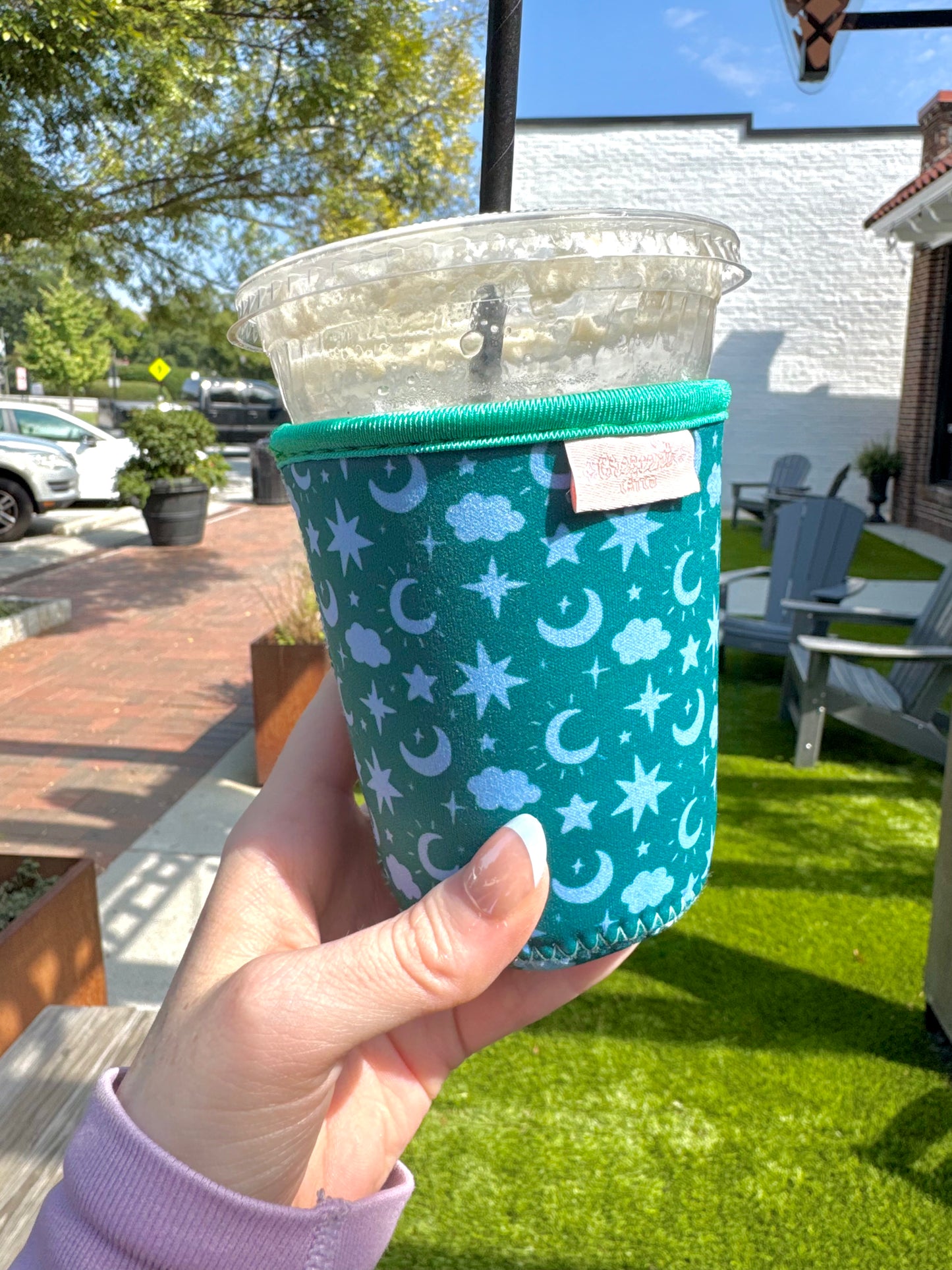 Celestial Moon & Star Iced Coffee Sleeve
