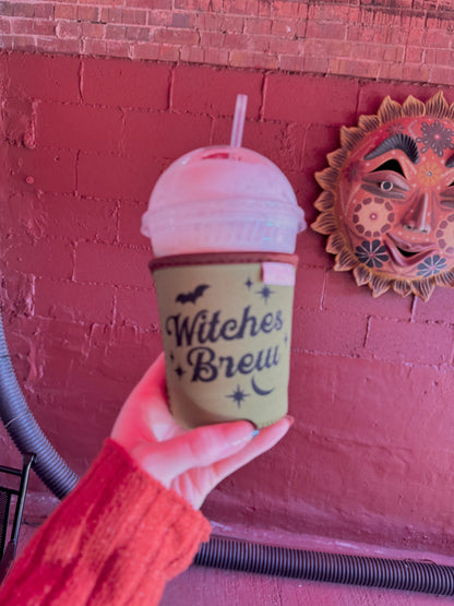 Witches Brew Iced Coffee Sleeve | Witchy Spooky Season