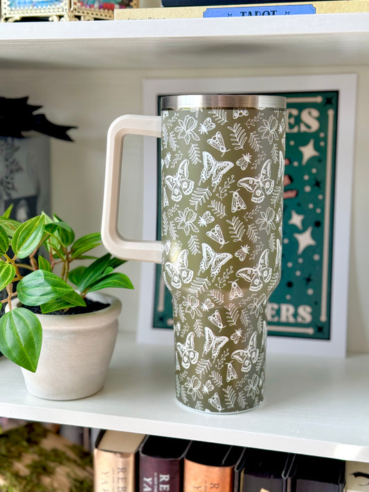 Earthy Garden Cottagecore 40 oz Thermal Tumbler