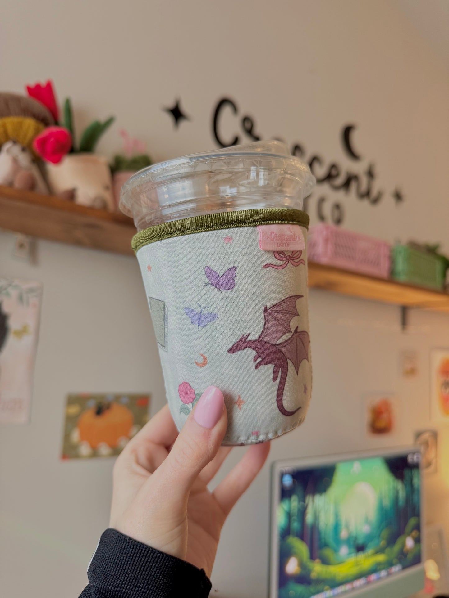 Fantasy Girlie Iced Coffee Sleeve