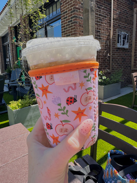 Silly Garden Iced Coffee Sleeve