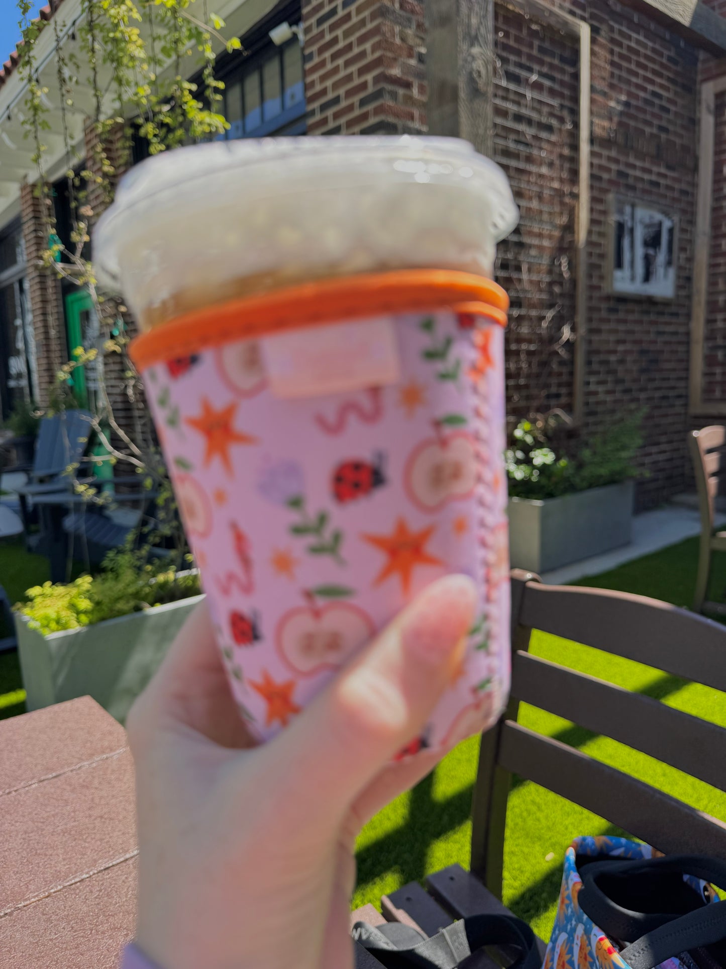 Silly Garden Iced Coffee Sleeve