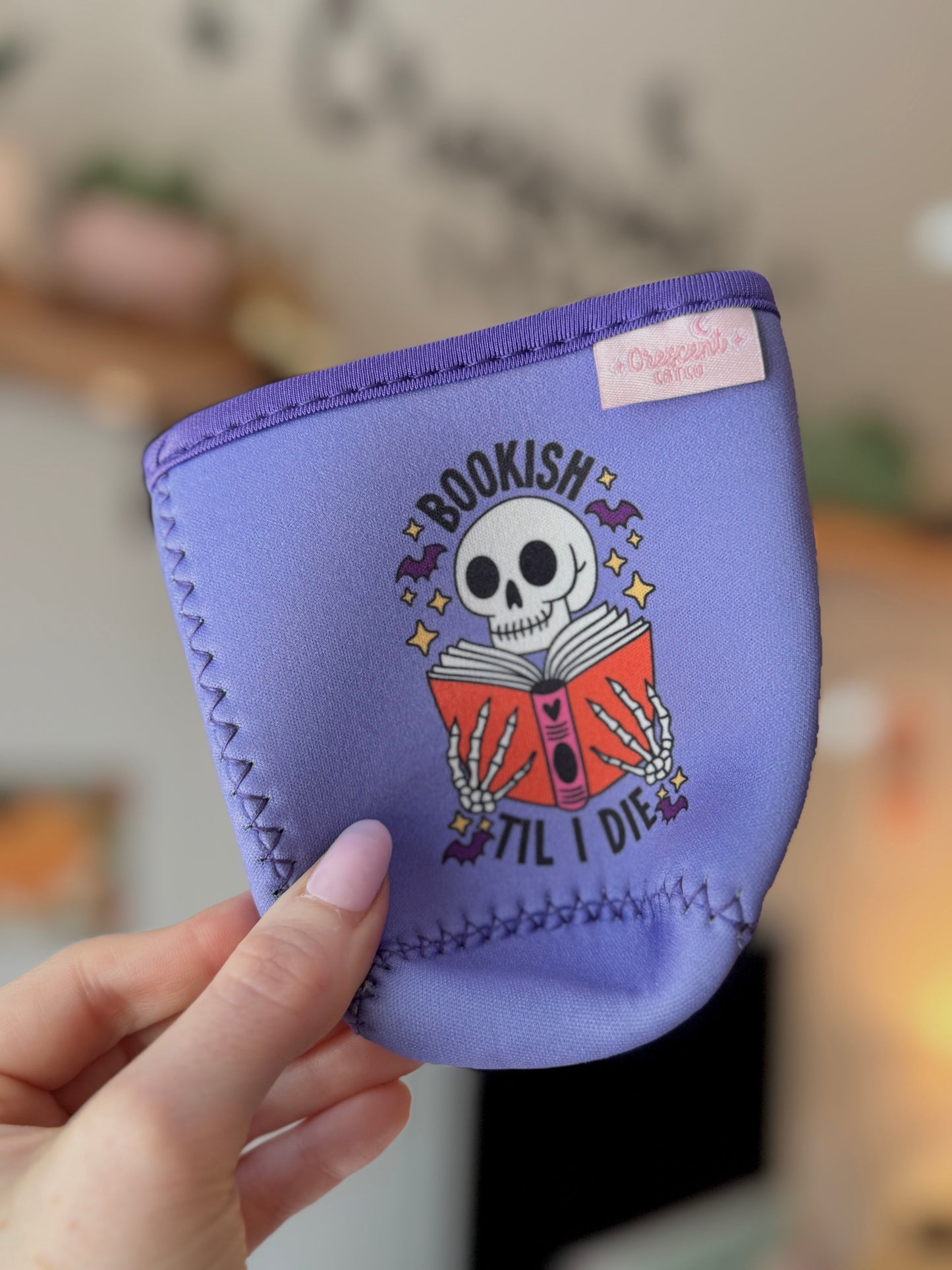 Bookish Till I Die Iced Coffee Sleeve