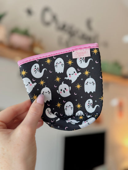 Spooky Cute Ghostie Iced Coffee Sleeve