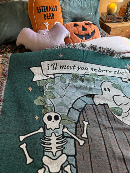 Ivy House of Stone Woven Blanket
