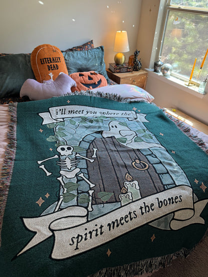 Ivy House of Stone Woven Blanket