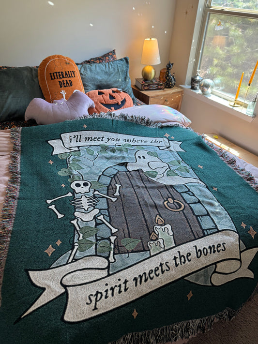 Ivy House of Stone Woven Blanket