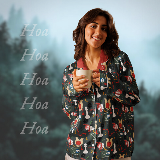 Vampire Saga Forks Washington Women’s Long Sleeve Pajama Top