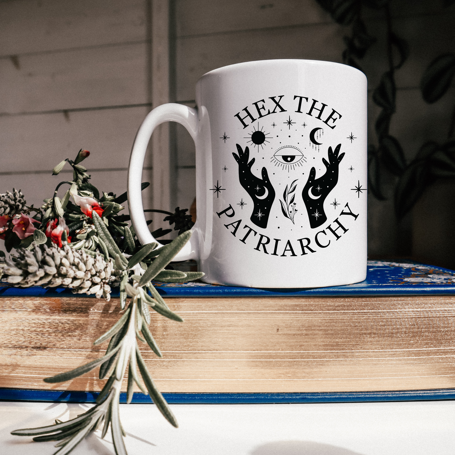 Hex The Patriarchy Witchy Feminist Mug, Woman's Rights, Roe V Wade, Pro Woman, Witch Craft Mug, Gift For Her, Girl Coven, Feminism