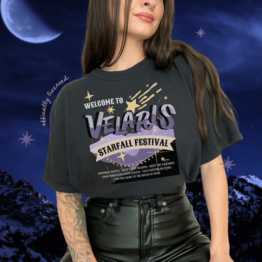 Velaris Starfall Festival T-Shirt | Officially Licensed ACOTAR Merch