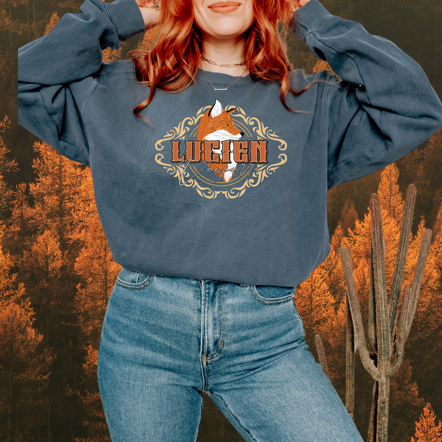 Lucien Venserra ACOTAR Comfort Colors Sweatshirt | Officially Licensed SJM Merc