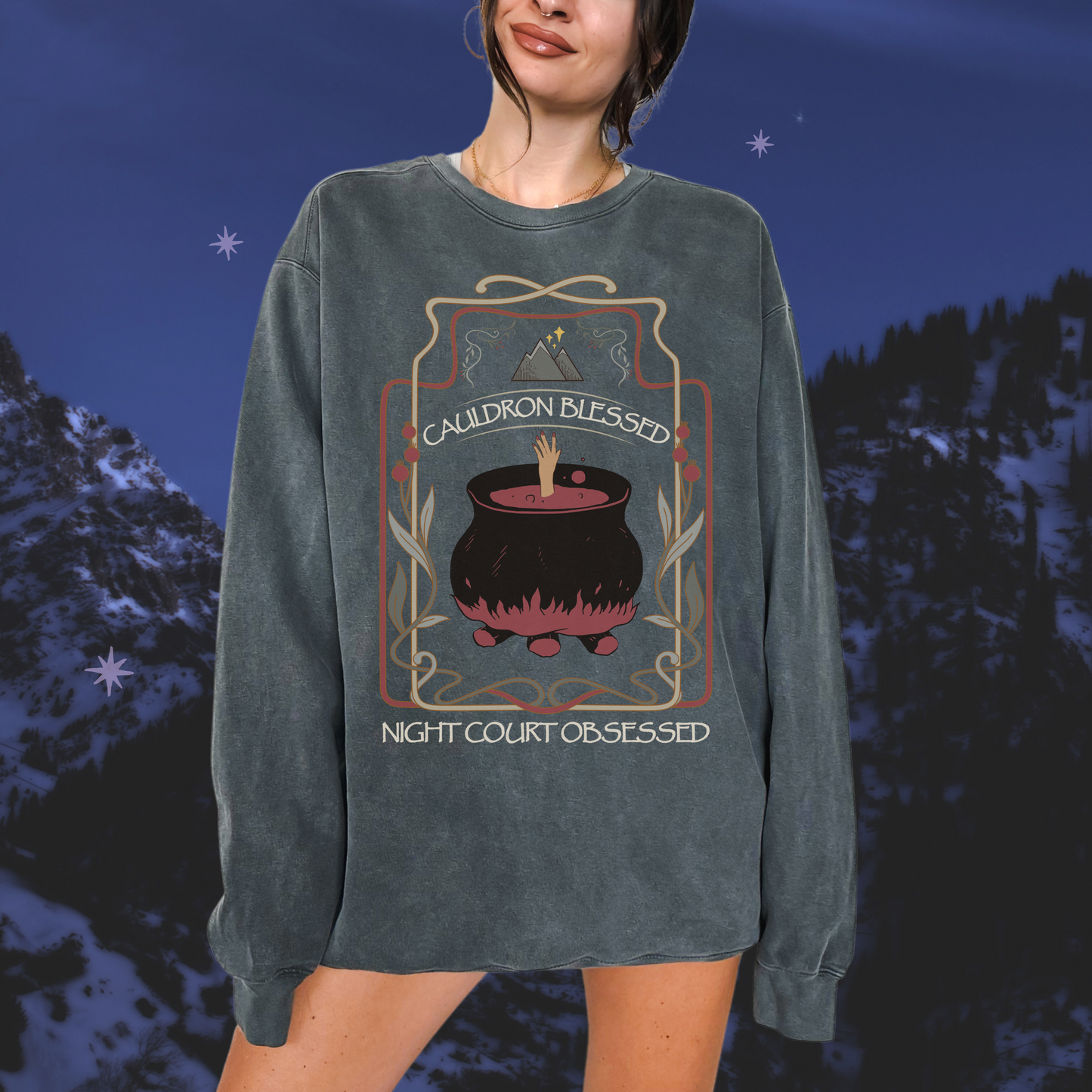 Cauldron Blessed ACOTAR Sweatshirt | Officially Licenced SJM Merch