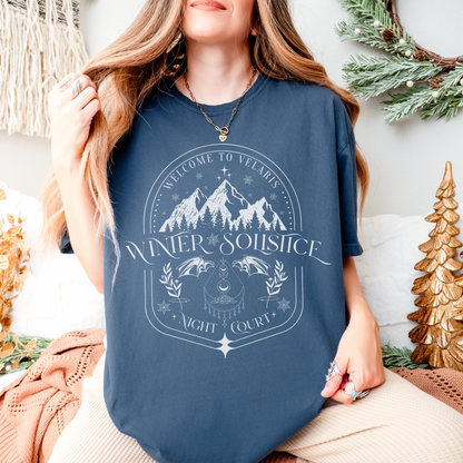 Winter Solstice Velaris ACOTAR Shirt | Officially Licensed SJM Merch