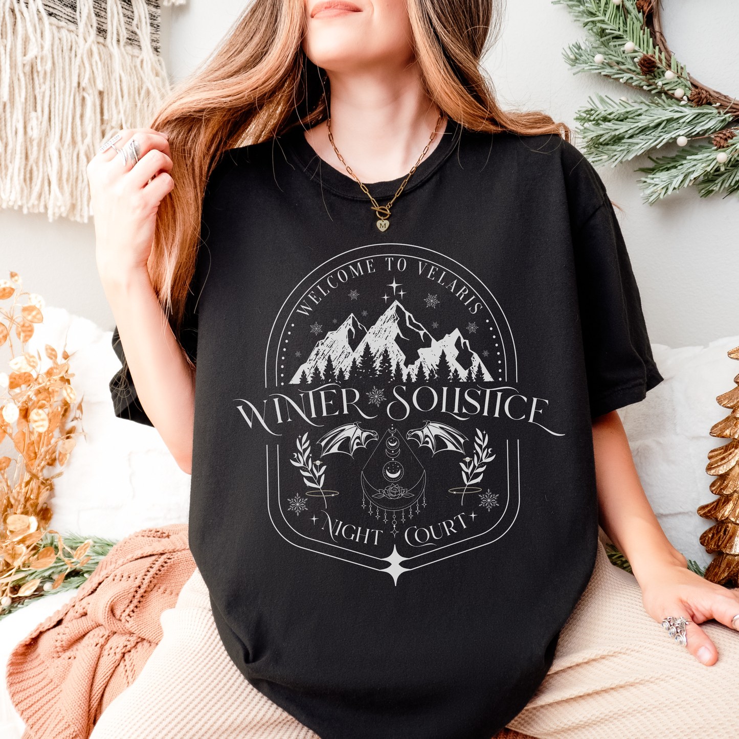 Winter Solstice Velaris ACOTAR Shirt | Officially Licensed SJM Merch