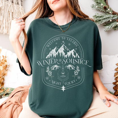 Winter Solstice Velaris ACOTAR Shirt | Officially Licensed SJM Merch