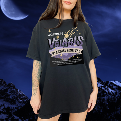 Velaris Starfall Festival T-Shirt | Officially Licensed ACOTAR Merch