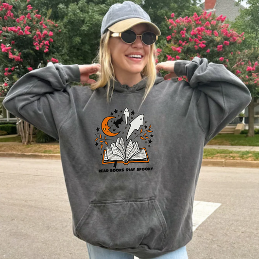 Read Books Stay Spooky Bookish Halloween Sweatshirt