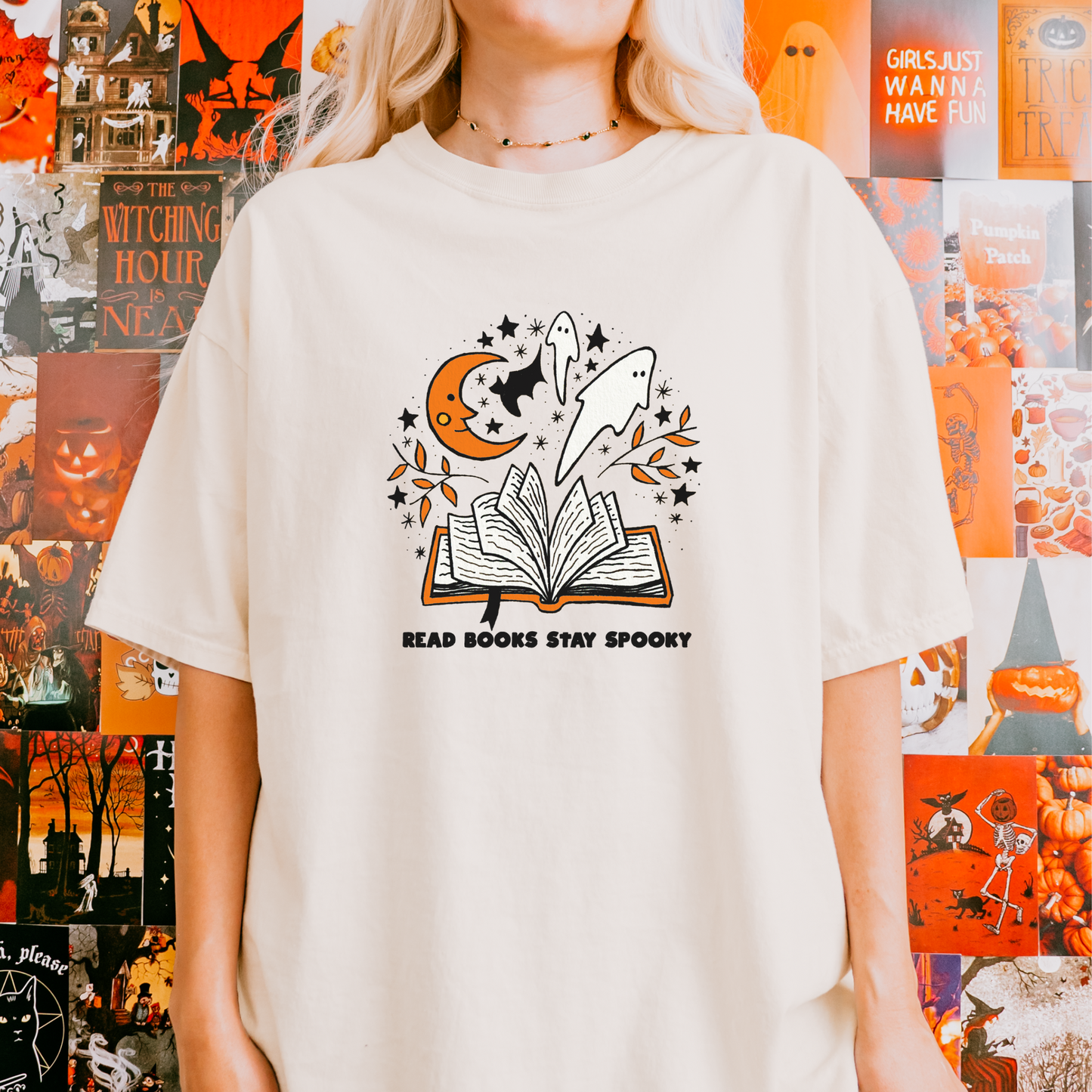 Read Books Stay Spooky T-shirt | Bookish Halloween