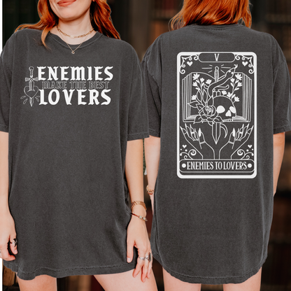 Enemies Make the Best Lover ( with Back Design) Bookish T-Shirt