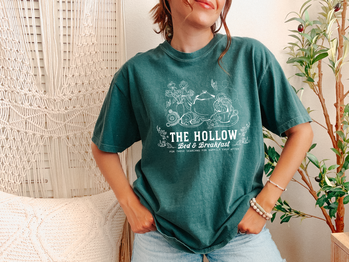 The Hollow B&B Bookish Tshirt | Officially Licensed Stephanie Garber OUABH Merch
