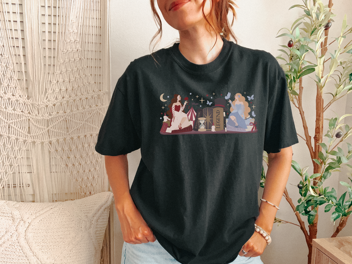 Officially Licensed Caraval Stephanie Garber Shirt | Scarelt & Tella Bookshelf Series