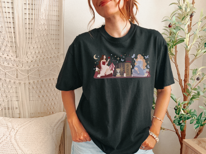 Officially Licensed Caraval Stephanie Garber Shirt | Scarelt & Tella Bookshelf Series