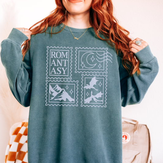 Romantasy Reader Comfort Color Sweatshirt