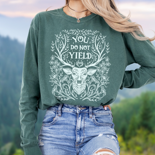 You Do Not Yield LONG SLEEVE  T-Shirt | Offially Licneced SJM Merch