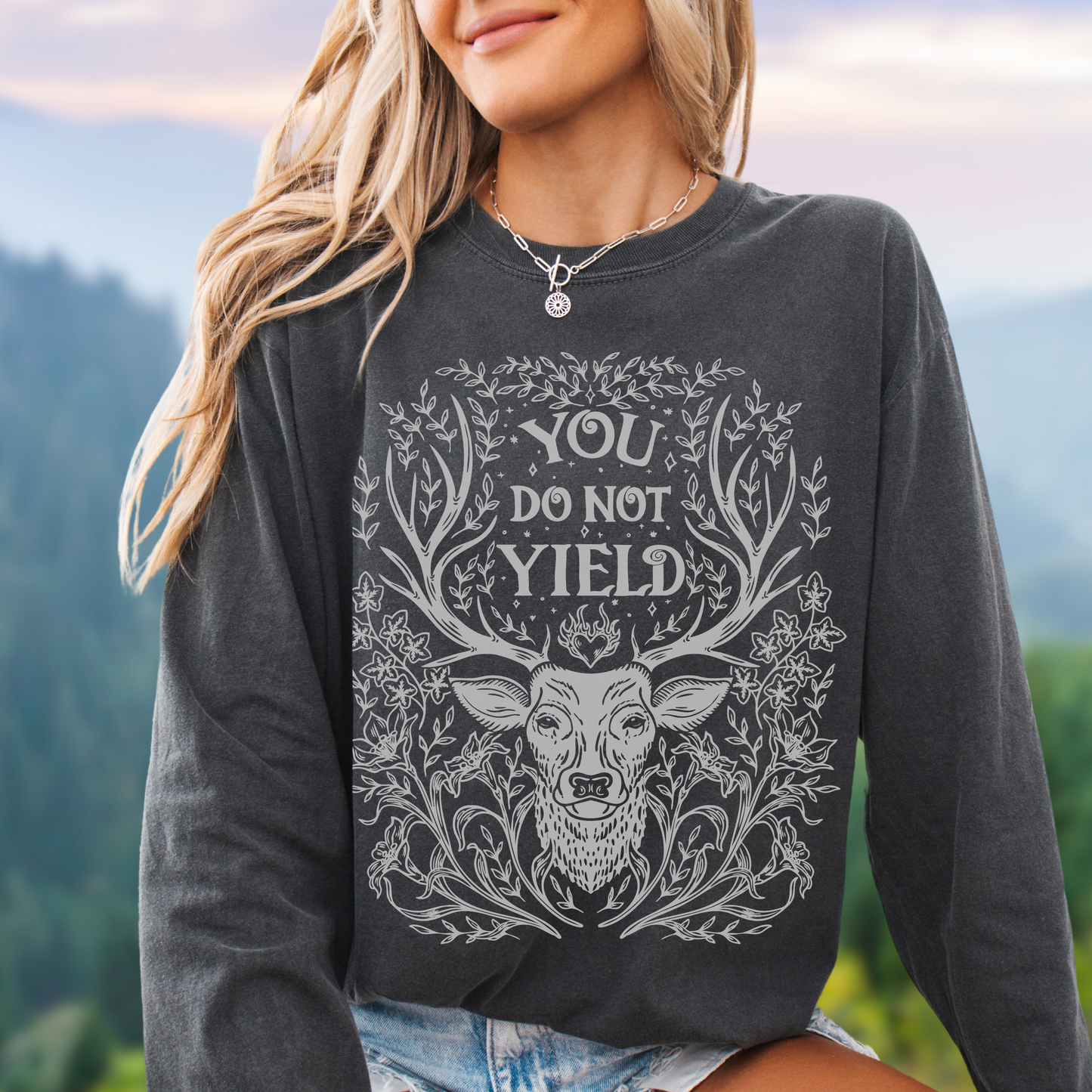 You Do Not Yield LONG SLEEVE  T-Shirt | Offially Licneced SJM Merch