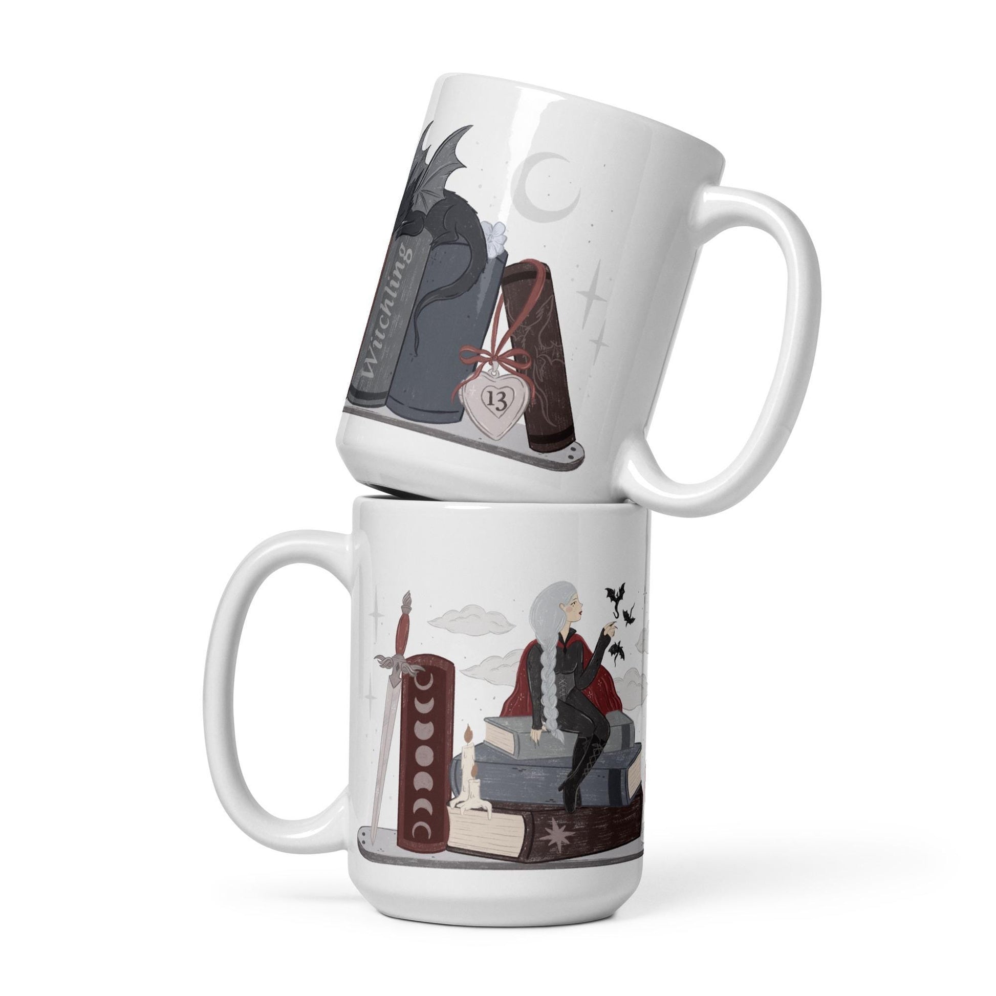 Manon Blackbeak SJM TOG Bookish Coffee Mug, Fantasy Reader Gifts, The Thirteen Abraxos, Bookworm