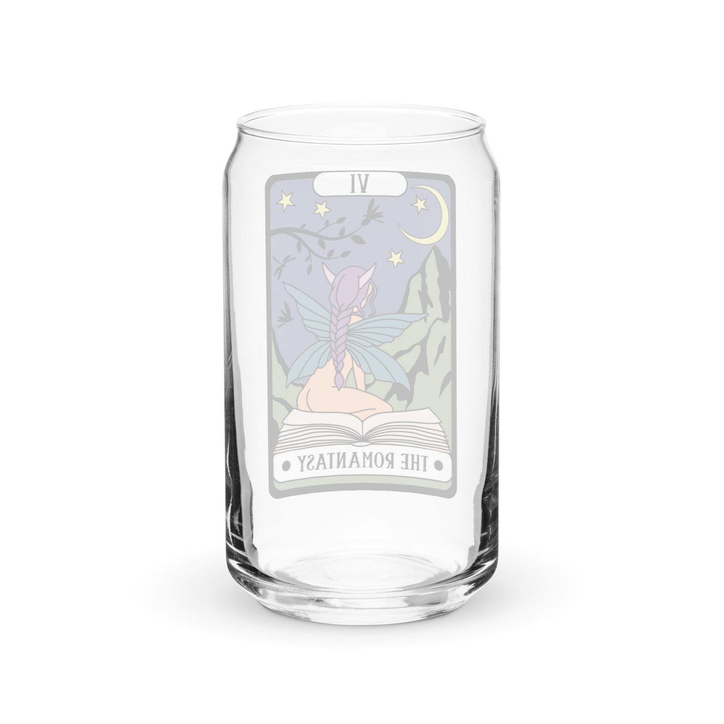 The Romanctacy Tarot Fairy Smut Bookish Iced Coffee Glass