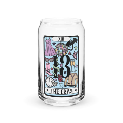 The Eras Tarot Card Glass | Taylor Iced Coffe Glass